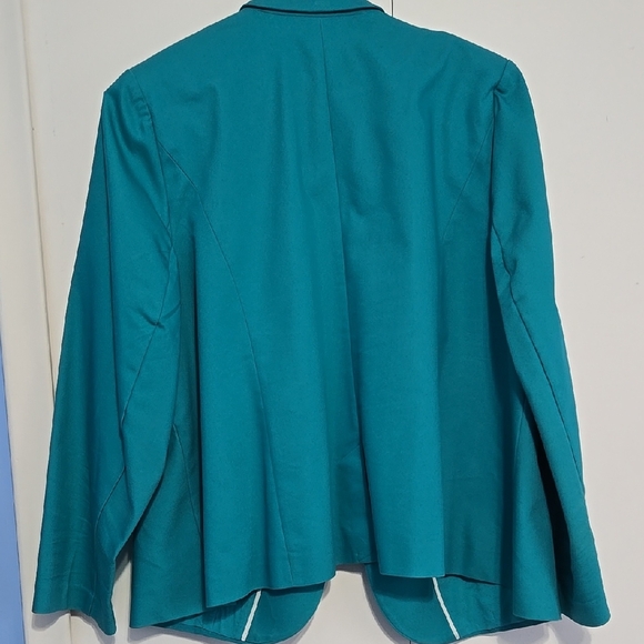 Lane Bryant Teal Women's Blazer - Picture 3 of 4